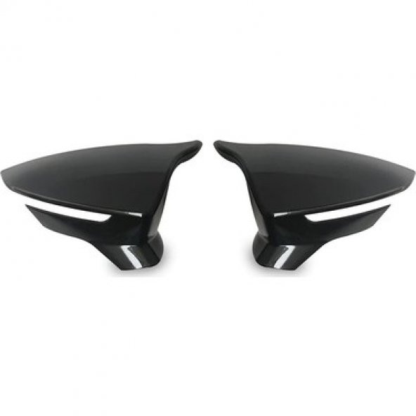 Araca Özel Batman Yarasa Ayna Kapağı Piano Black ABS Plastik ürün görseli 1
