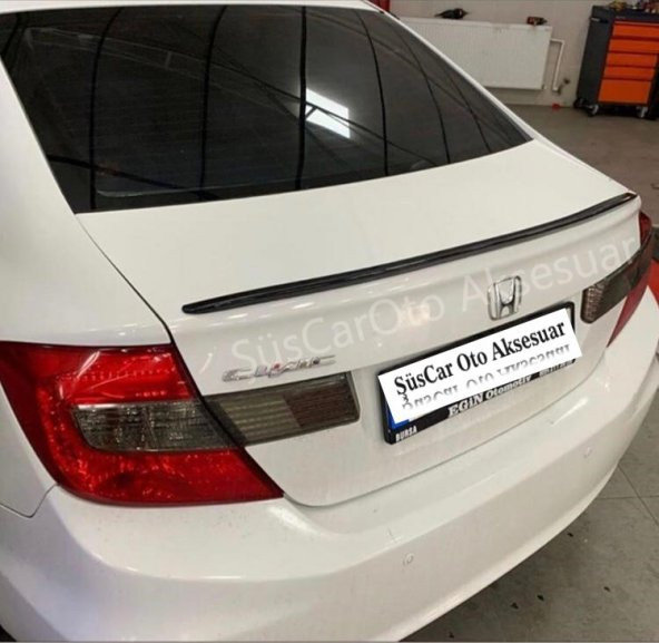 Honda Civic Fb7 12-16 Bagaj Üstü Spoiler Bagaj Çıtası Piano Black ürün görseli 1