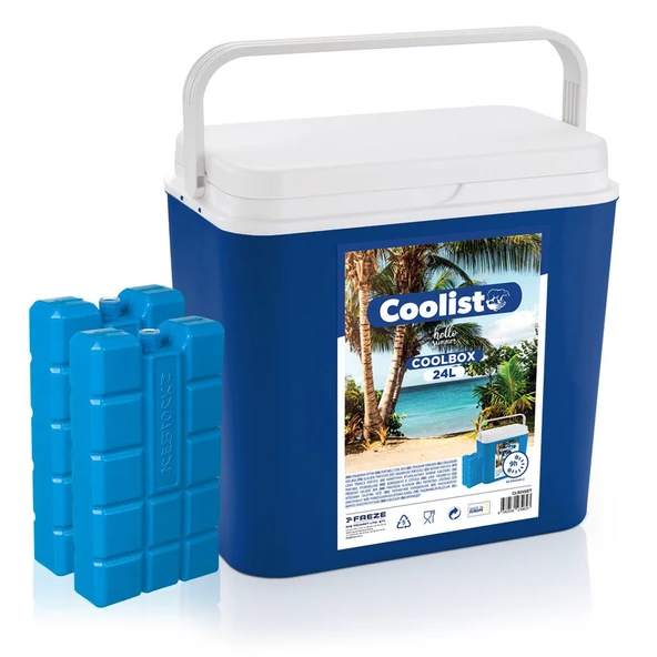 Coolist CLB24SET 24 Litre Buzluk + 2 Adet 400gr. Buz Kaseti ürün görseli 1