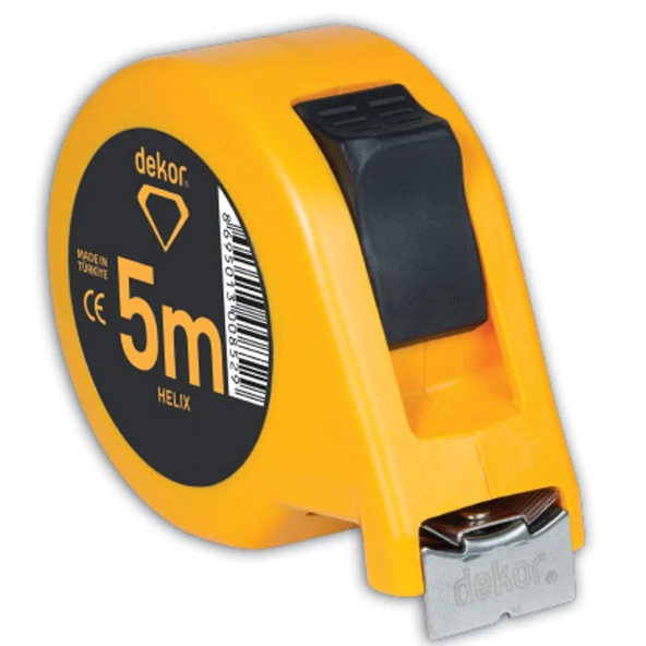 Dekor 851 Helix Şerit Metre Uzunluk Ölçme 5m x 19 mm ürün görseli 1