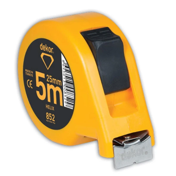 Dekor 852 Helix Şerit Metre Uzunluk Ölçme 5 m x 25 mm ürün görseli 1