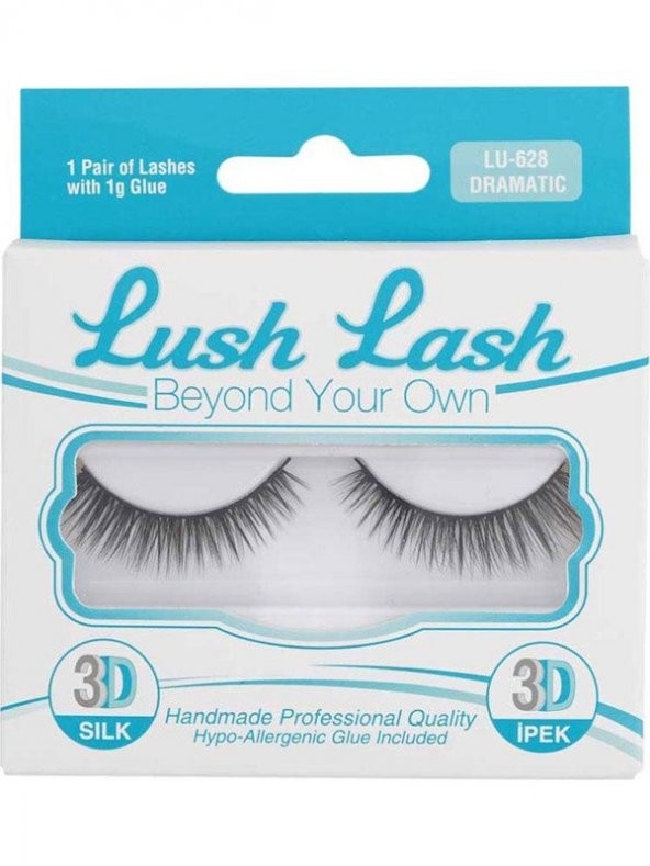 Lush Lash Ipek Kirpik 3D Dramatic LU-628 8699067176289 ürün görseli 1