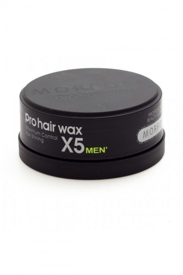 Morfose Pro Hair X5 Men Maximum Control Wax Siyah 150 Ml ürün görseli 1