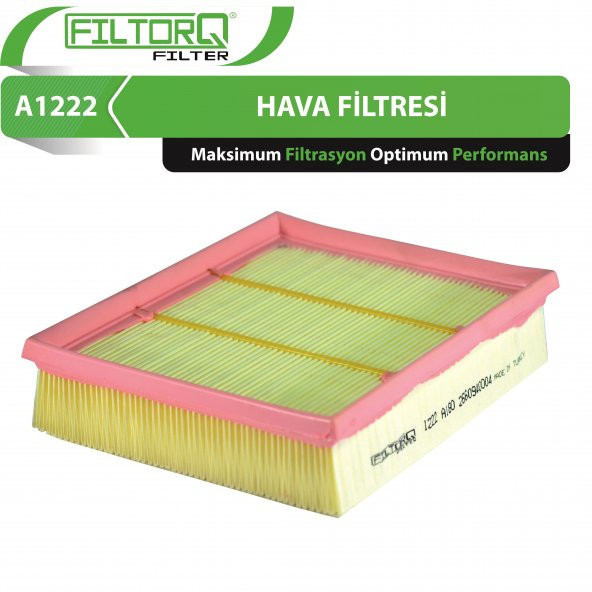 A1222 Mercedes A160-A180 2009-2012 Filtorq Hava Filtresi ürün görseli 1