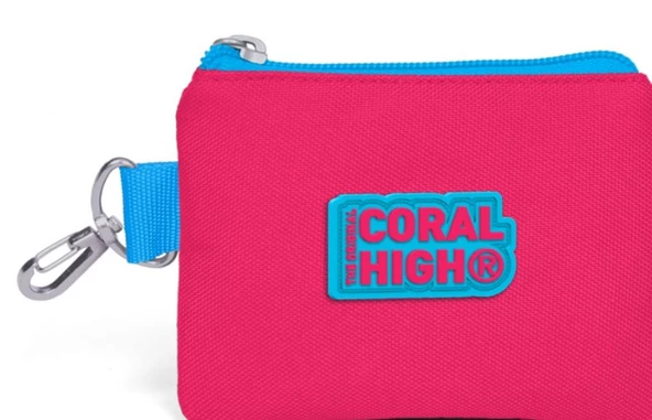 Coral High Narciceği Bozuk Para Çantası - Kız Çocuk ürün görseli 1