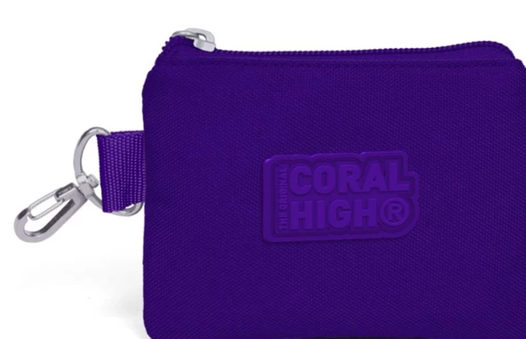 Coral High Mor Bozuk Para Çantası - Kız Çocuk ürün görseli 1