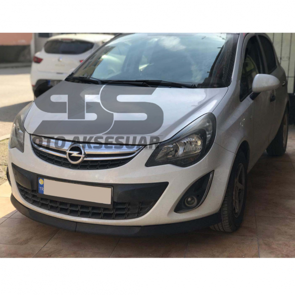 Sts Oto Aksesuar Opel Corsa D Lip Üniversal 2 Parça Astra H Tipi Esnek Tampon eki ürün görseli 1