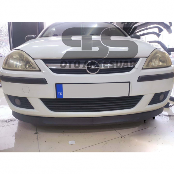 Sts Oto Aksesuar Opel Corsa C Lip Üniversal 2 Parça Astra H Tipi Esnek Tampon eki ürün görseli 1