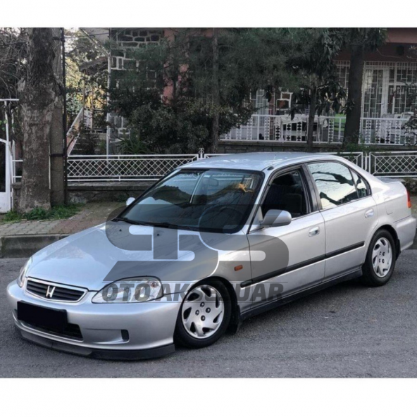 Sts Oto Aksesuar Honda Civic İes Lip Üniversal 2 Parça Astra H Tipi Esnek Tampon Eki ürün görseli 1