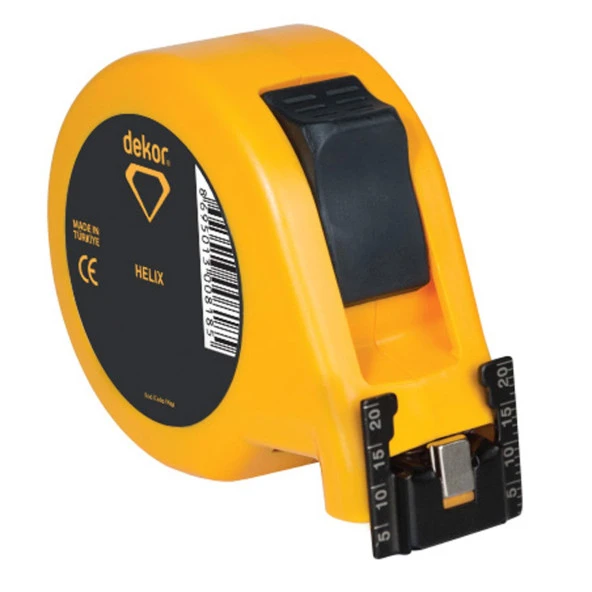 Dekor 817 Helix Mıknatıslı Şerit Metre Uzunluk Ölçme 5 m x 19 mm ürün görseli 1