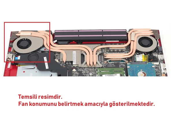 MSI PE72 7RD-877XTR Fan SOL ürün görseli 1