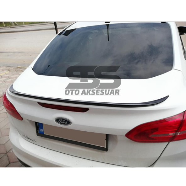 Sts Oto Aksesuar Ford Focus (12-18) 3, 3.5, 4 Sedan Kasa Bagaj Üstü Spoiler ürün görseli 1