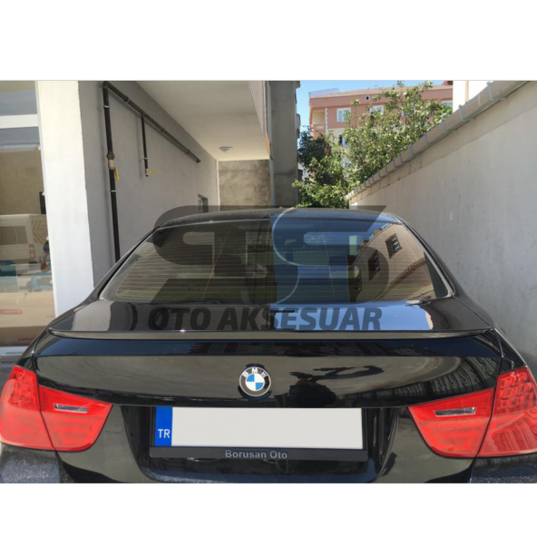 Sts Oto Aksesuar Bmw E90 318 320 325 330 Bagaj Üstü Spoiler Piano Black ürün görseli 1
