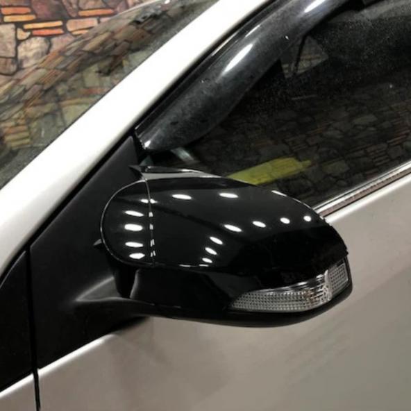 Sts Oto Aksesuar Toyota Yaris 2012-2015 Batman Yarasa Ayna Kapağı Piano Black Abs Plastik BATMAN ürün görseli 1