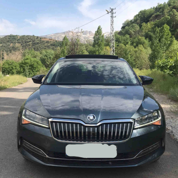 Sts Oto Aksesuar Skoda Superb Mk3 2015-2021 Batman Yarasa Ayna Kapağı Piano Black Abs Plastik ürün görseli 1