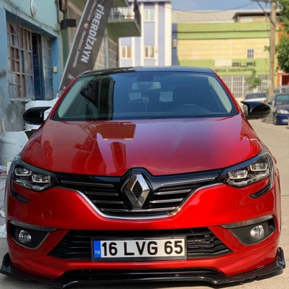 Sts Oto Aksesuar Renault Megane 4 Batman Yarasa Ayna Kapağı Piano Black Abs Plastik ürün görseli 1