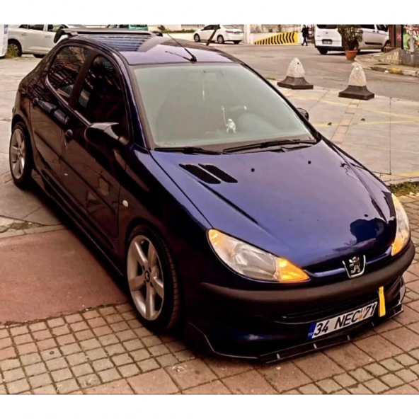 Sts Oto Aksesuar Peugeot 206 1998-2012 Uyumlu Batman Yarasa Ayna Kapağı Piano Black Abs Plastik ürün görseli 1