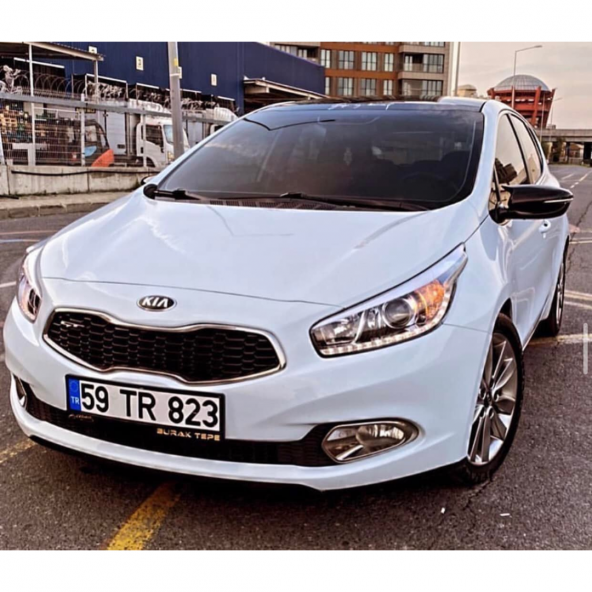 Sts Oto Aksesuar Kia Cerato Sinyalli Uyumlu 2016-2019 Batman Yarasa Ayna Kapağı Piano Black Abs Plastik ürün görseli 1