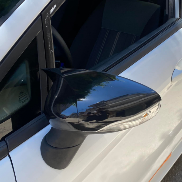 Sts Oto Aksesuar Ford Fiesta 2008-2017 Batman Yarasa Ayna Kapağı Piano Black Abs Plastik ürün görseli 1