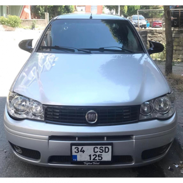 Sts Oto Aksesuar Fiat Albea 2010-2013 Uyumlu Batman Yarasa Ayna Kapağı Piano Black Abs Plastik ürün görseli 1