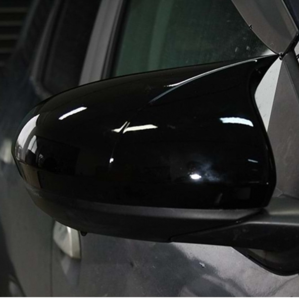 Sts Oto Aksesuar Duster 2 2018 Sonrası Batman Yarasa Ayna Kapağı Piano Black Abs Plastik ürün görseli 1