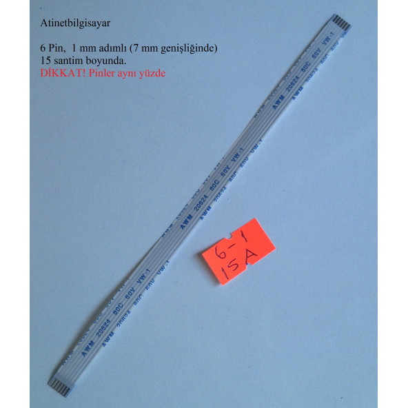 Aspire V3-571 Touchpad Flex Kablosu Nbx00016500 6-1-15A-5 ürün görseli 1