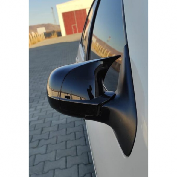 Sts Oto Aksesuar Seat Toledo Mk2 1998-2005 Batman Yarasa Ayna Kapağı Piano Black Abs Plastik ürün görseli 1