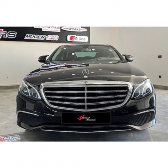 Sts Oto Aksesuar Mercedes W213 2017-2020 E Serisi Batman Yarasa Ayna Kapağı Piano Black Abs Plastik ürün görseli 1