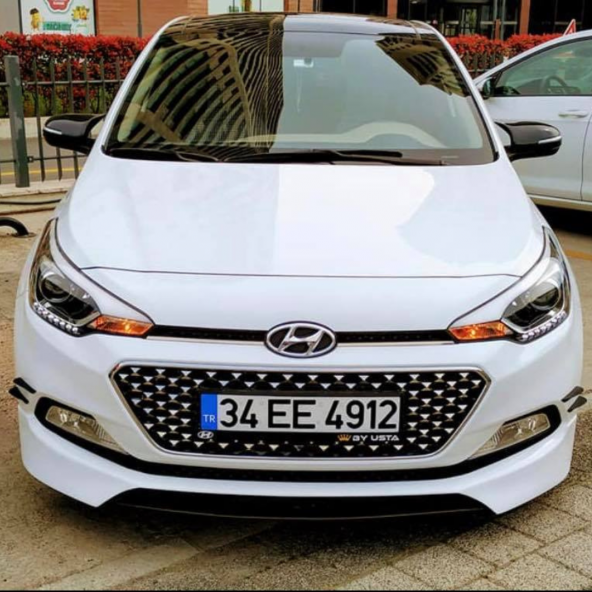 Sts Oto Aksesuar Hyundai I20 2014 Sonrası Sinyalli Batman Yarasa Ayna Kapağı Piano Black Abs Plastik ürün görseli 1
