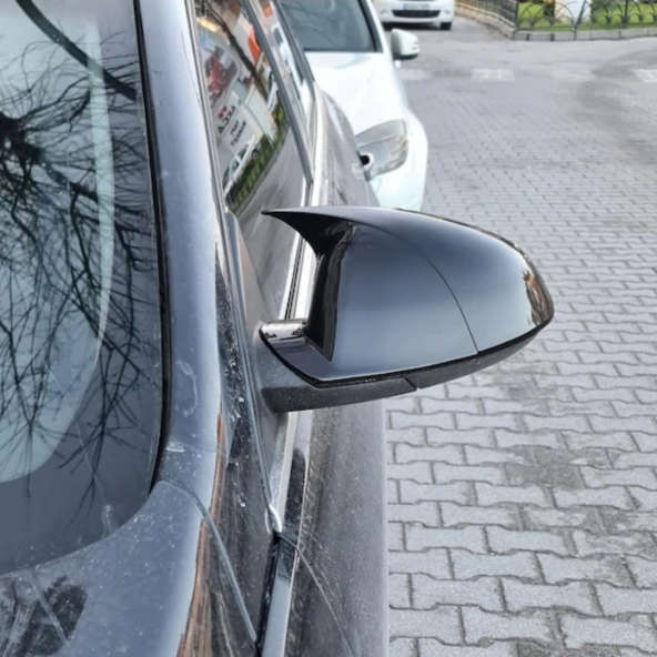 Sts Oto Aksesuar Opel Insignia A 2008-2017 Batman Yarasa Ayna Kapağı Piano Black Abs Plastik ürün görseli 1