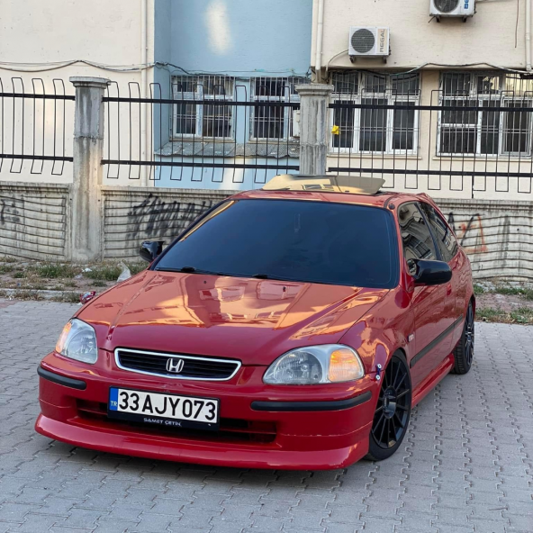 Sts Oto Aksesuar Honda Civic Ies Ek 1996-2000 Batman Yarasa Ayna Kapağı ürün görseli 1