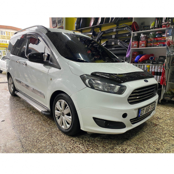 Sts Oto Aksesuar Ford Courier 2014-2017 Arası Uyumlu Batman Yarasa Ayna Kapağı Piano Black Abs Plastik ürün görseli 1