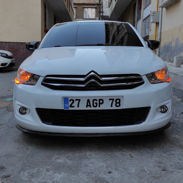 Sts Oto Aksesuar Citroen C Elysee 2012-2019 Batman Yarasa Ayna Kapağı Piano Black Abs Plastik ürün görseli 1