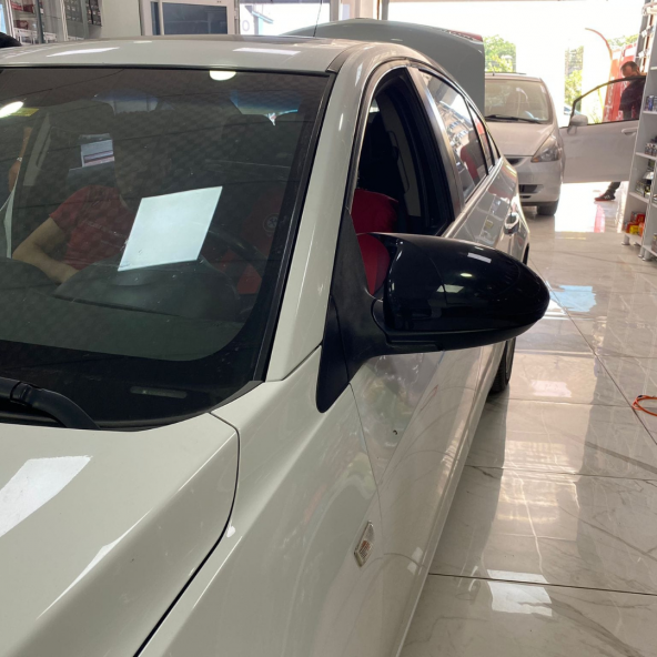 Sts Oto Aksesuar Chevrolet Cruze 2008-2016 Batman Yarasa Ayna Kapağı Piano Black Abs Plastik ürün görseli 1