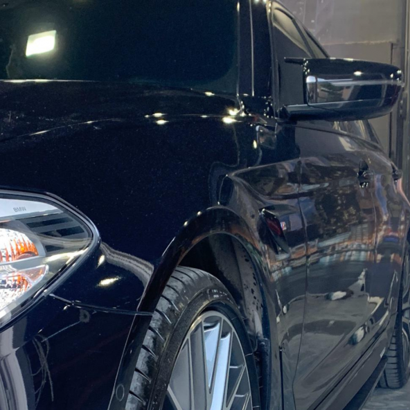 Sts Oto Aksesuar Bmw G30 5 Serisi Batman Yarasa Ayna Kapağı Piano Black Abs Plastik ürün görseli 1