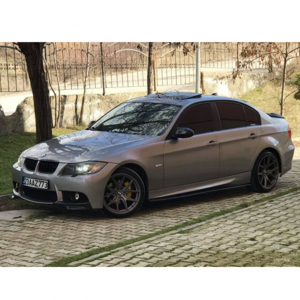 Sts Oto Aksesuar Bmw E90 Makyajsız Kasa 2005-2009 Batman Yarasa Ayna Kapağı Piano Black Abs Plastik ürün görseli 1
