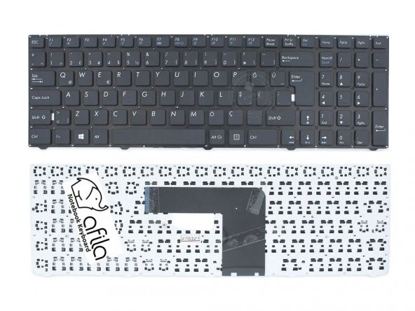 Casper Nirvana C300, C500, C510 Notebook Klavye - (Siyah TR) V1 - Resim 2