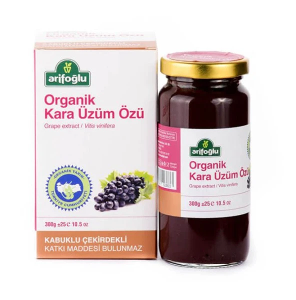 Arifoğlu Organik Kara Üzüm Özü 300 G ürün görseli 1