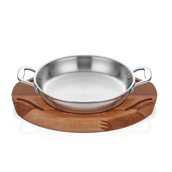 Elit Multi Metal Çelik Yumurta Sahanı + Nihale ürün görseli 1
