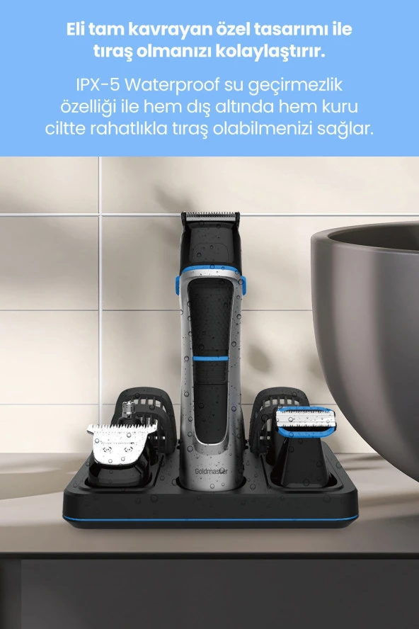 Goldmaster Neon GM-8156 Erkek Bakım Seti - Resim 4