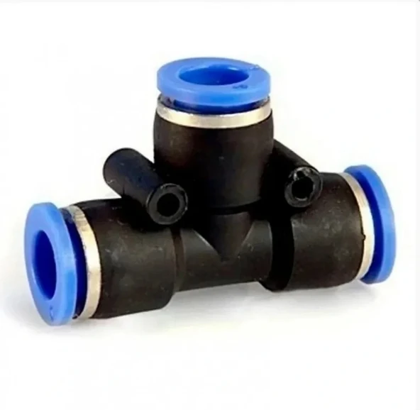 Pnömatik Te Bağlantı 6mm - Resim 5