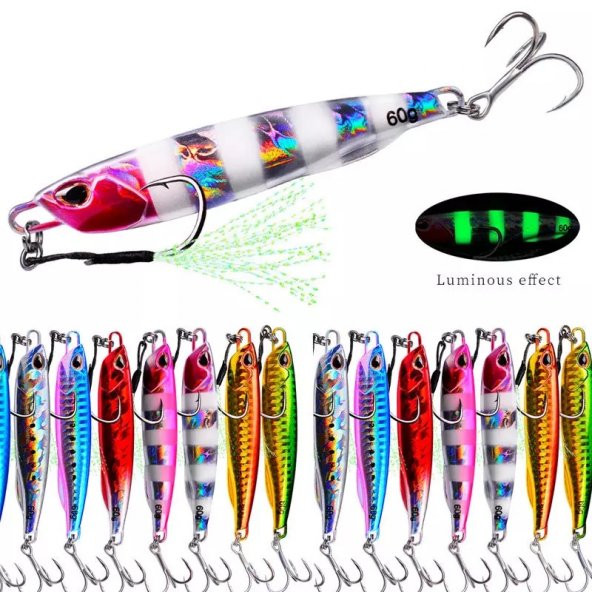 Jig Yem Glowlu 20 Gr.6cm Asist KancalıRapala Lures YapayYemSahteYem ürün görseli 1