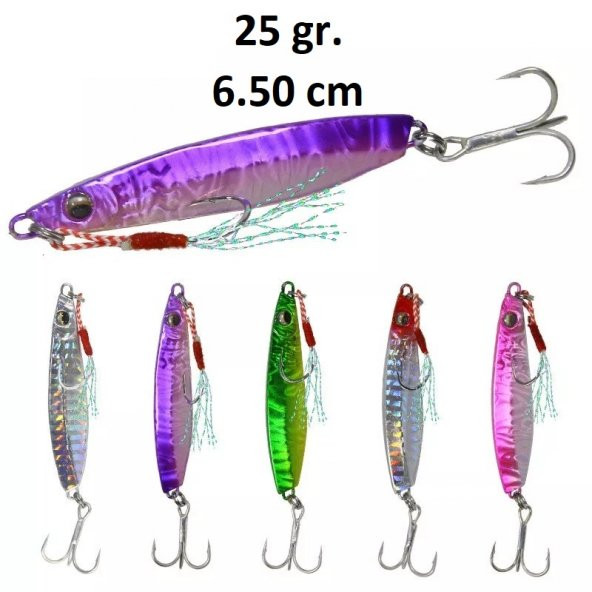 Jig Yem25gr Lures SahteYem Rapala Levrek,Lüfer,Çinekop,Yemi Asist3 ürün görseli 1