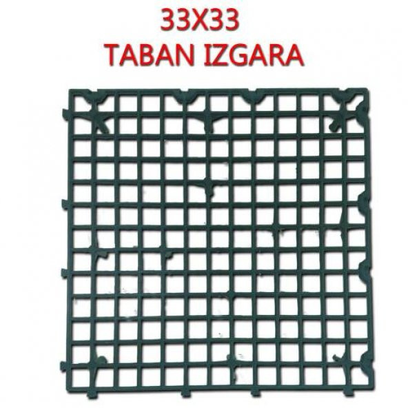 Güvercin Kümes Taban Izgarası (1 m2 9 adet ) Tavuk Taban Izgara,Yer Izgara Güvercin Izgarası 33x33 ürün görseli 1