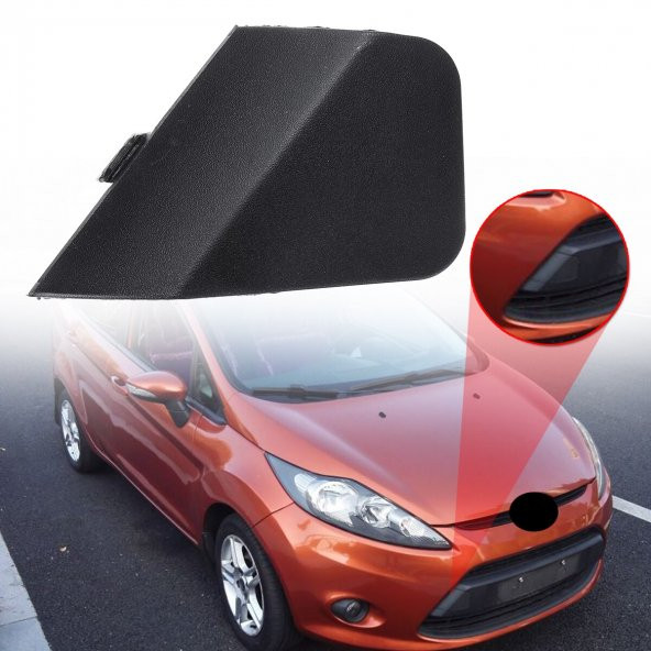 Ford Fiesta Ön Tampon Çeki Demir Kapağı Düz Model 2008-2018 ürün görseli 1