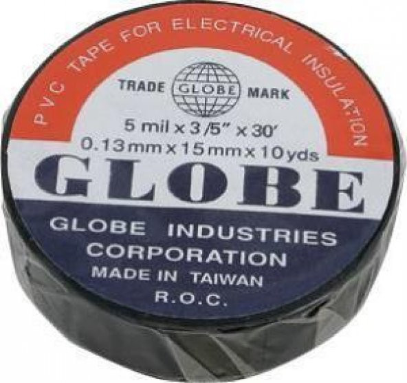 Globe Siyah Elektrik İzolasyon Bandı ürün görseli 1