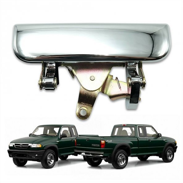 Mazda B2500 Kasa Açma - Arka Bagaj Kolu Krom (Nikelajlı) 1998-2005 ürün görseli 1