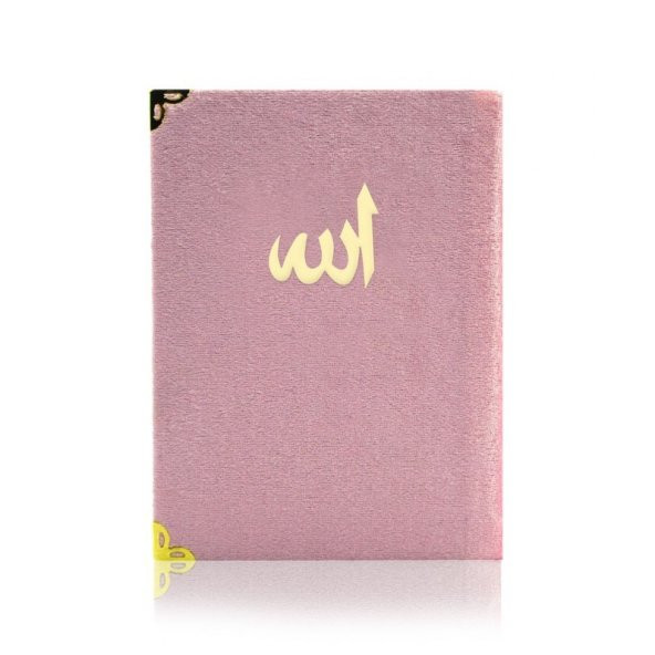 Kadife Yasin Çanta Boy Toz Pembe ürün görseli 1