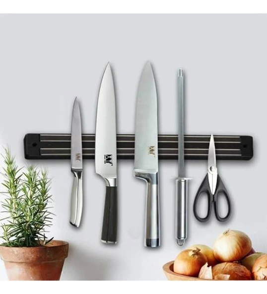 Mıknatıslı Bıçak Askısı 33 cm Bıçak Tutucu Bıçak Organizer Bıçaklık ürün görseli 1