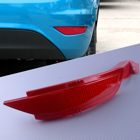 Ford Fiesta Arka Reflektör Kedi Gözü (Lens) Sağ Işıksız Tip Duysuz 2008- Sonrası ürün görseli 1